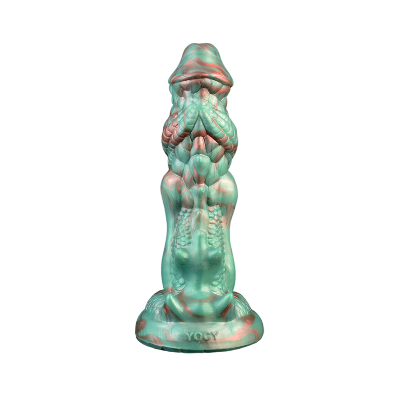 DILDO NOUÉ MONSTRE SILICONE 8 POUCES FANTASY