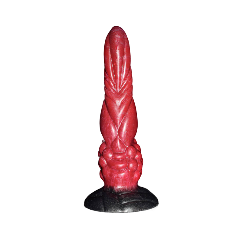 DILDO NOUÉ MONSTRE SILICONE 9 POUCES ROSE