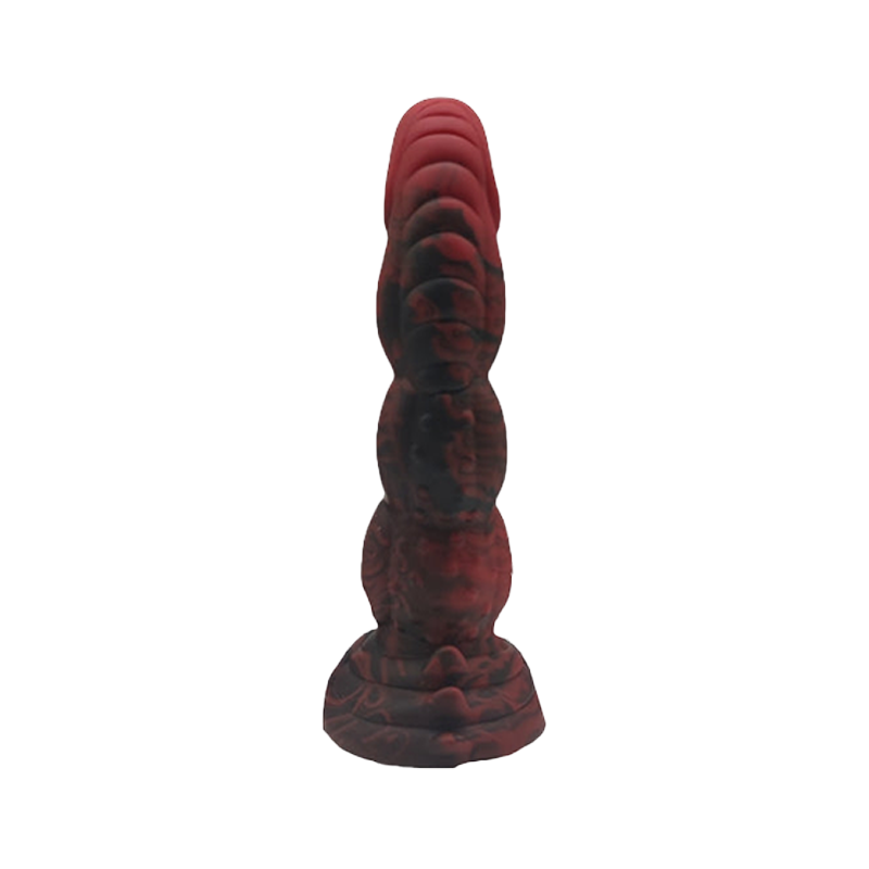 DILDO NOUÉ MONSTRE SILICONE 8 POUCES