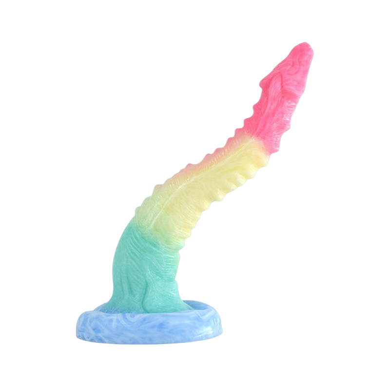 MONSTER ANAL TOYS MALE SILICONE 10 INCH COLORFUL SOFT