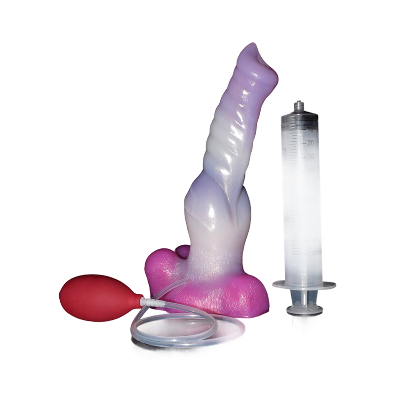 DILDO SQUIRTING DOG SILICONE 10 POUCES ÉJACULANT