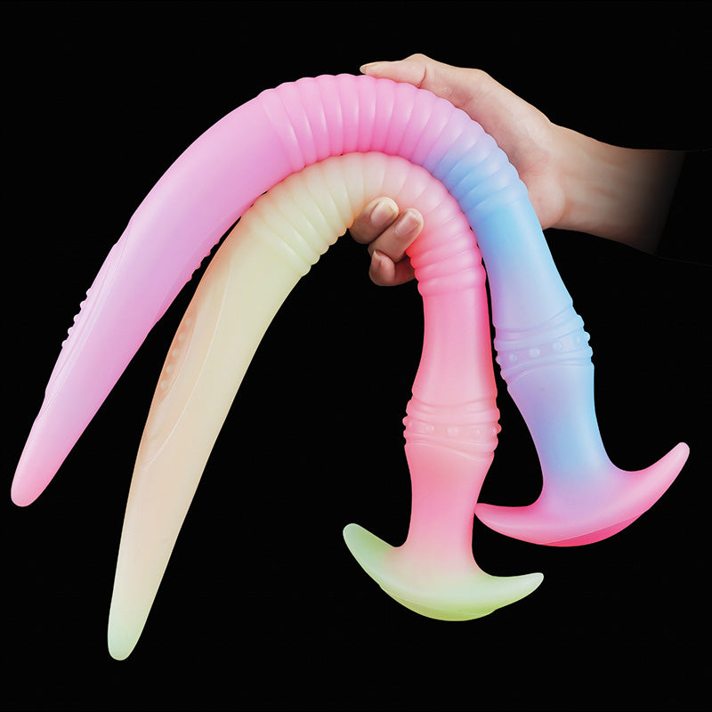 LONG ANAL DILDO 22 INCH LONG COLORFUL SOFT
