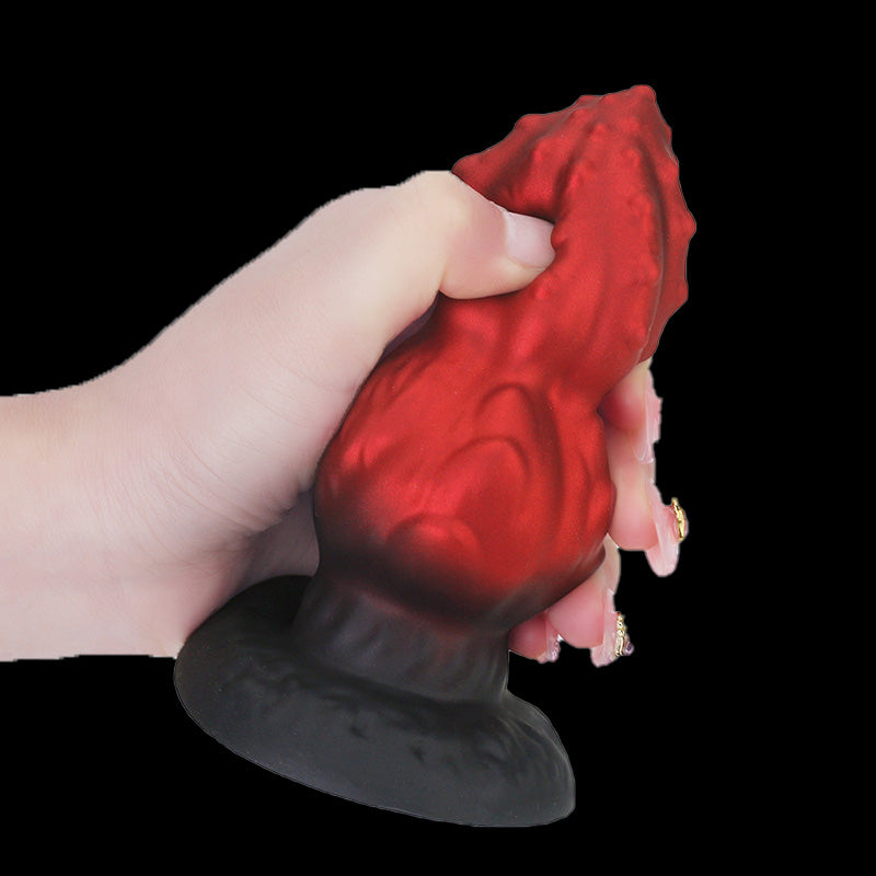 SMALL ANAL DILDO 5 INCH RED FOR MEN