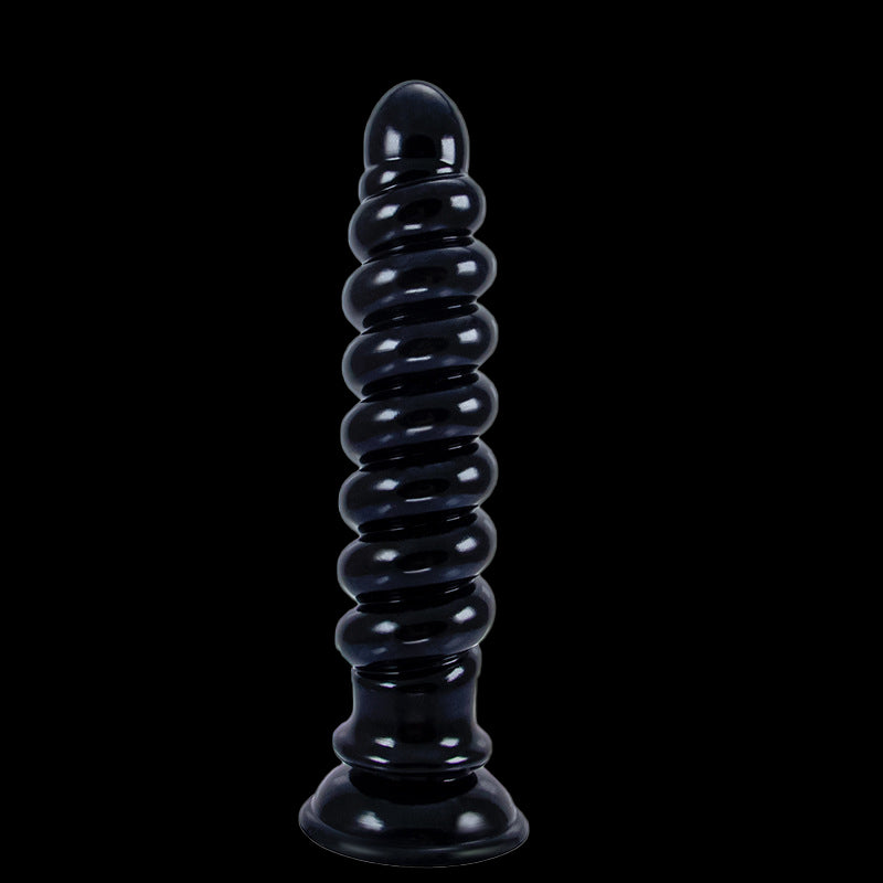 LARGE ANAL DILDO 9 INCH BLACK FEMALE