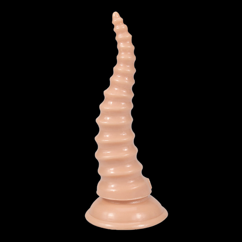 MONSTER ANAL DILDO 7 INCH BLACK SUCTION