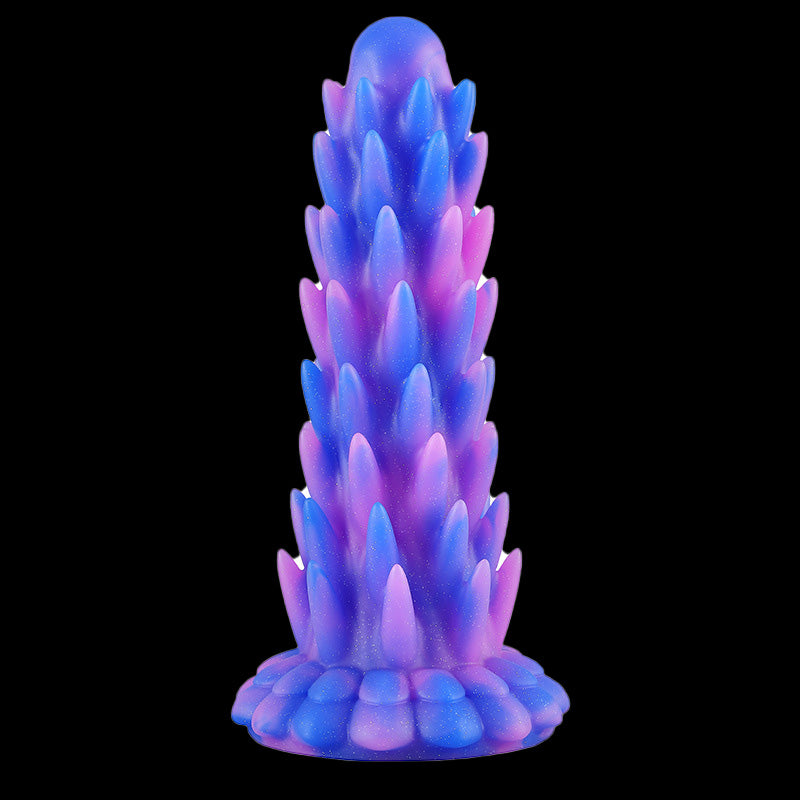 BIG ANAL DILDO 9 INCH COLORFUL FEMALE
