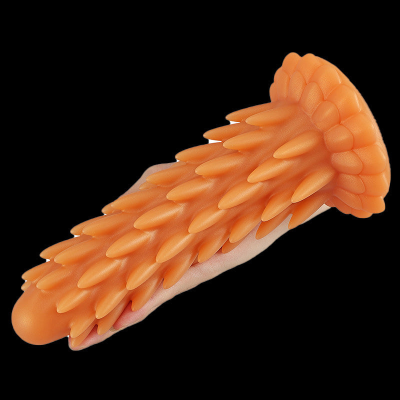 BIG ANAL DILDO 9 INCH KNOTTED BLACK STARTER