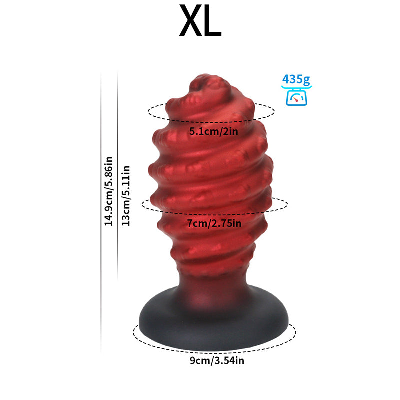 SMALL ANAL DILDO 6 INCH RED BEGINNER