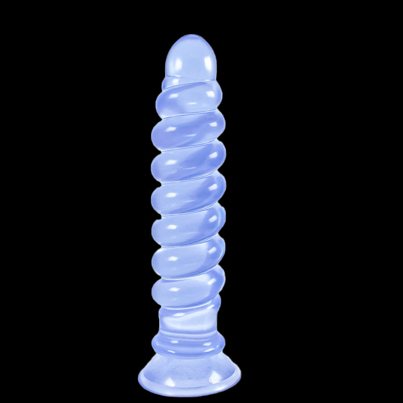 LARGE ANAL DILDO 9 INCH BLACK FEMALE