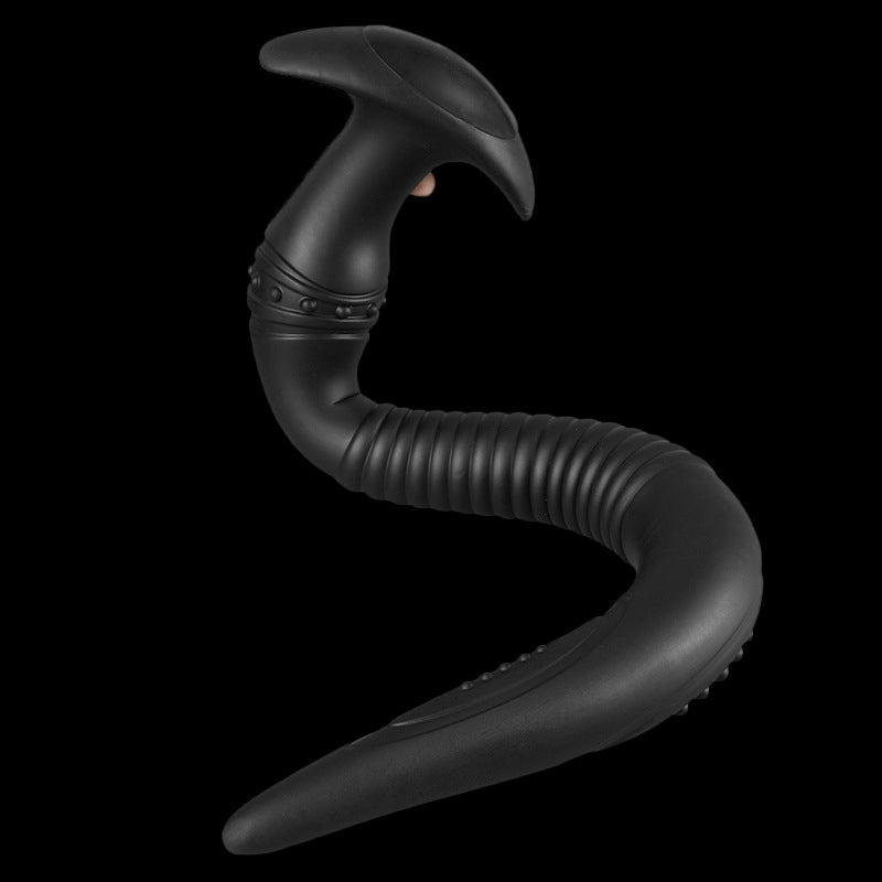 LONG ANAL DILDO 22 INCH GOLD SUCTION