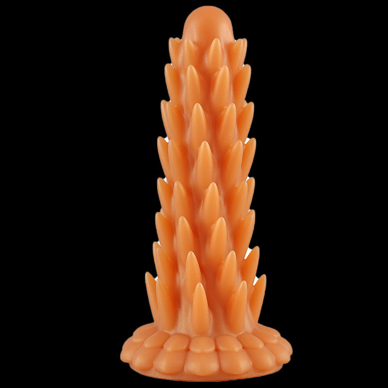 BIG ANAL DILDO 9 INCH KNOTTED BLACK STARTER