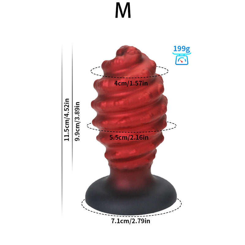 SMALL ANAL DILDO 6 INCH RED BEGINNER