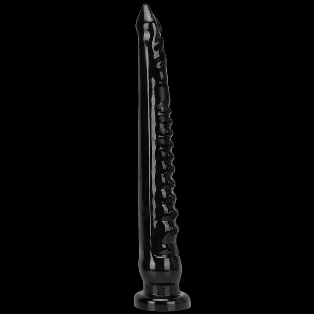 Gode géant à tentacules en PVC de 23 pouces, noir