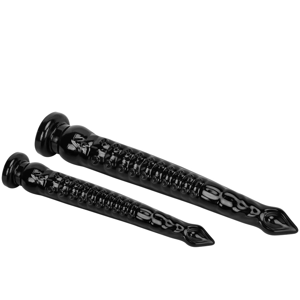 Gode géant à tentacules en PVC de 23 pouces, noir
