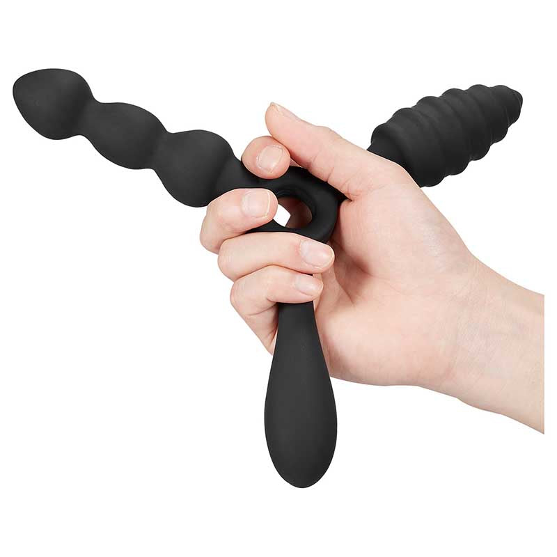 SMALL ANAL TOYS MALE BEADED THREE IN ONE 4 INCH