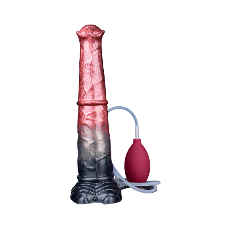 Gode gicleur cheval énorme 11 pouces en silicone
