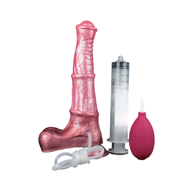 DILDO ÉJACULATEUR CHEVAL SILICONE 9 POUCES