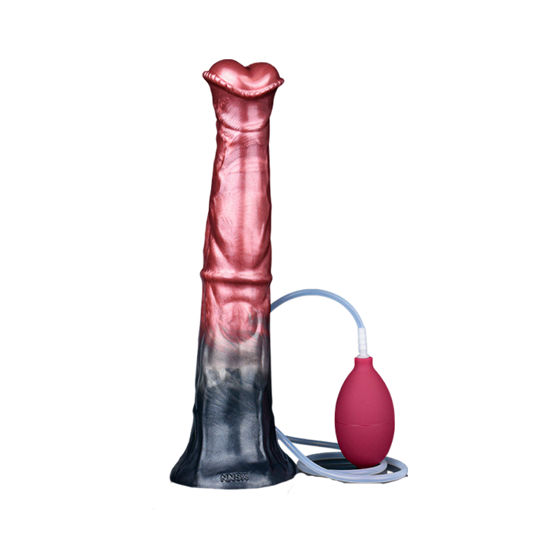 DILDO ÉJACULATEUR ÉNORME CHEVAL 12 POUCES SILICONE