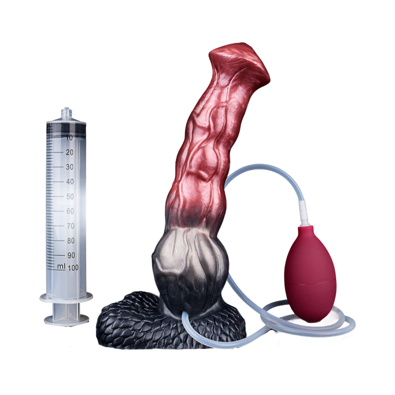 SQUIRTING DILDO ANAL MONSTER 11 INCH SILICONE