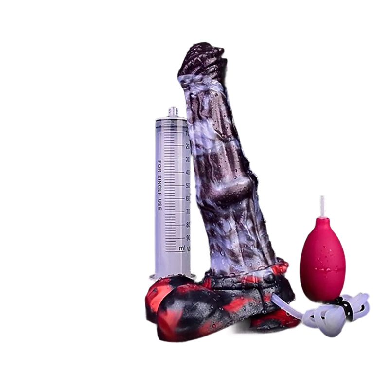 SQUIRTING DILDO ANAL REALISTIC SILICONE 9 INCH