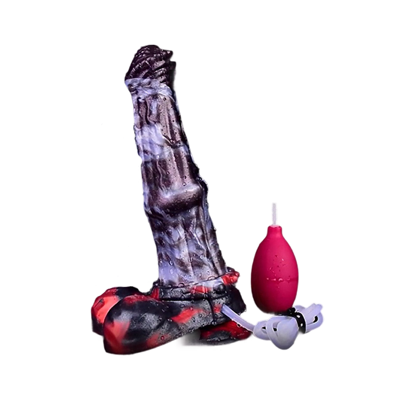 SQUIRTING DILDO ANAL REALISTIC SILICONE 9 INCH