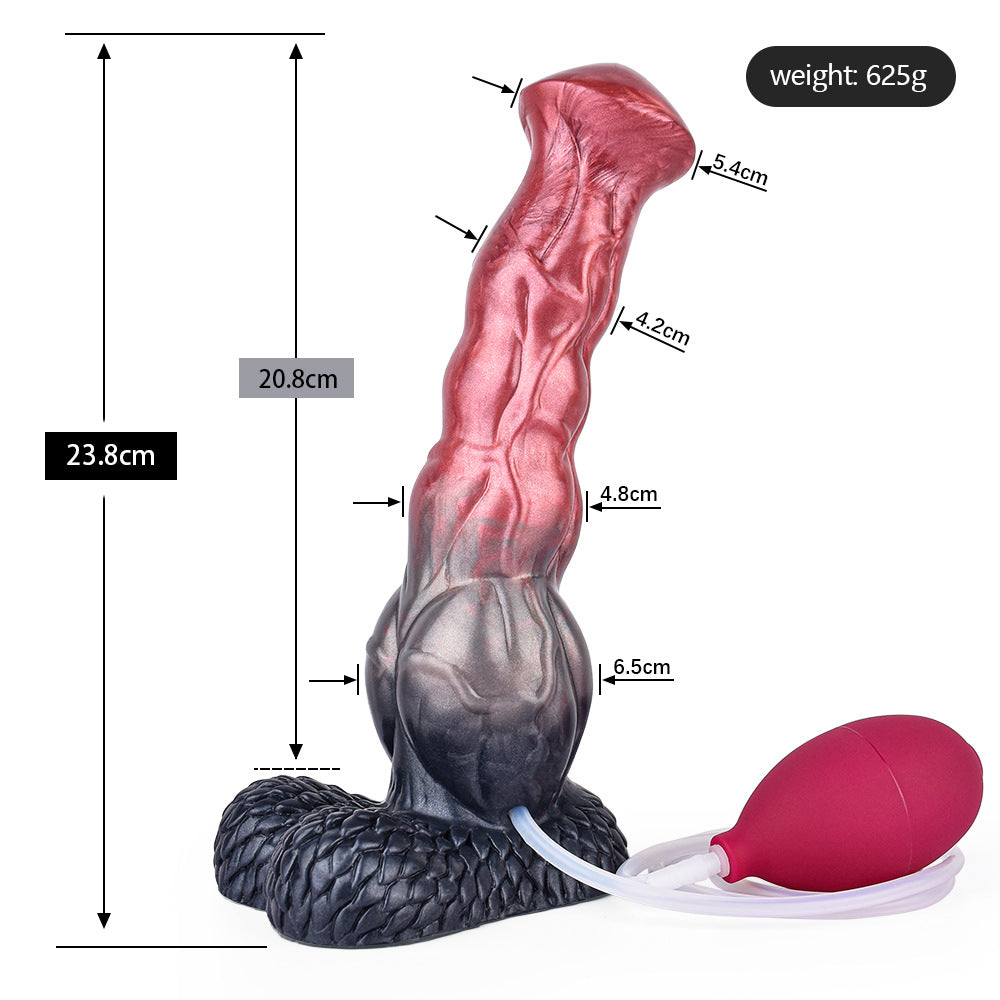 SQUIRTING DILDO ANAL MONSTER 11 INCH SILICONE