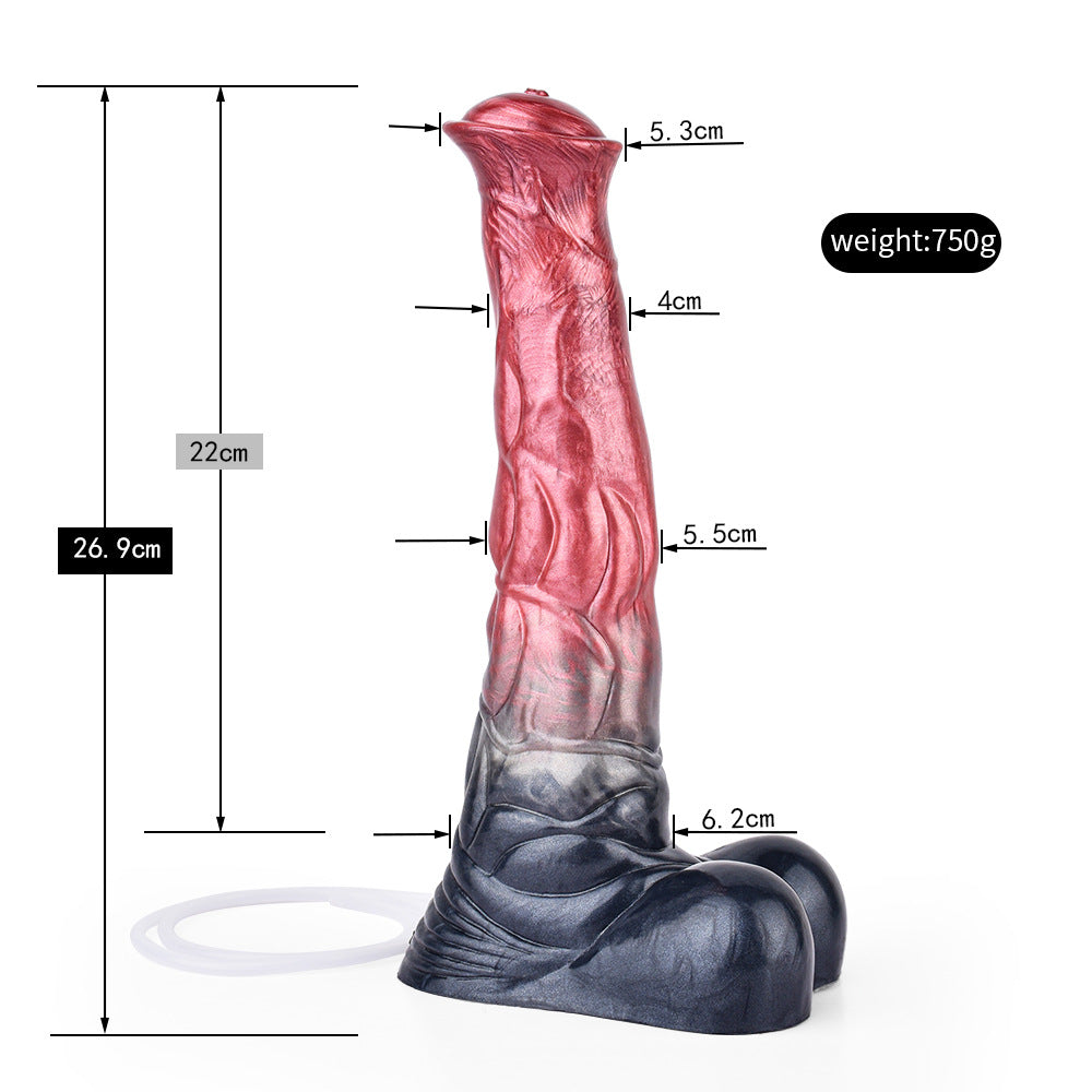 HORSE DILDO ANAL SQUIRING 12 INCH SILICONE LONG