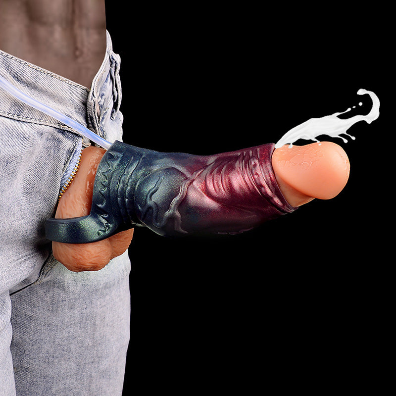 SQUIRTING DILDO ANAL MONSTER 6 INCH BLACK