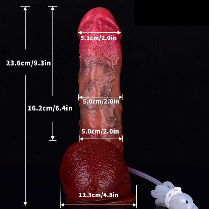 DILDO SQUIRTING RÉALISTE 9 POUCES SILICONE P1