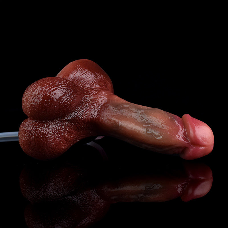 DILDO SQUIRTING RÉALISTE 9 POUCES SILICONE P4
