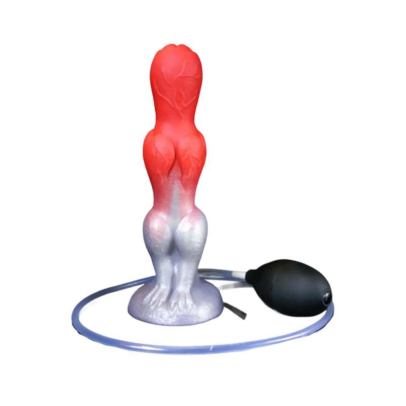 DILDO NOUÉ ÉJACULATEUR EN SILICONE 8 POUCES