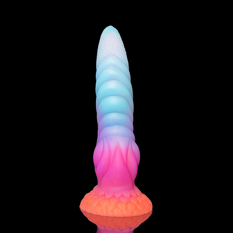DILDO MONSTRE TENTACULE EN SILICONE 10 POUCES LUMINEUX