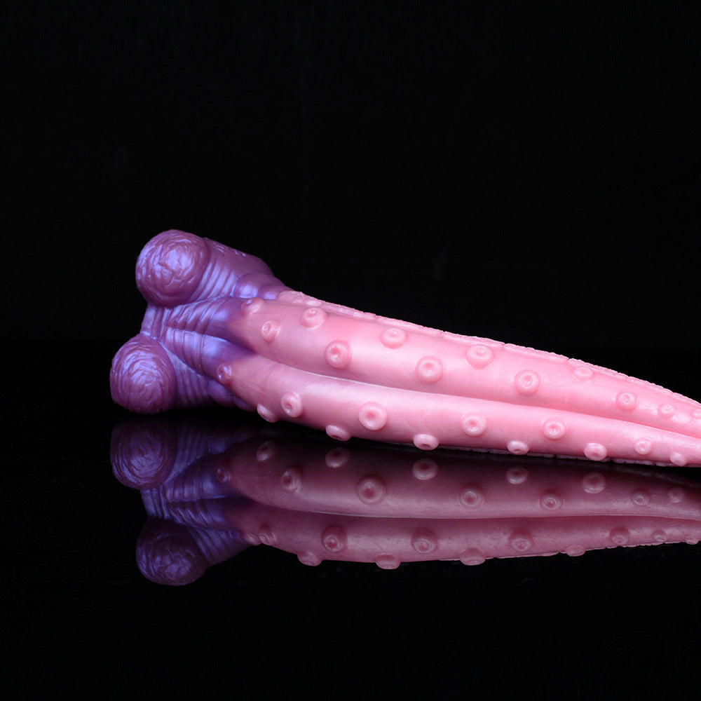 Gode tentacule énorme en silicone de 11 pouces rose