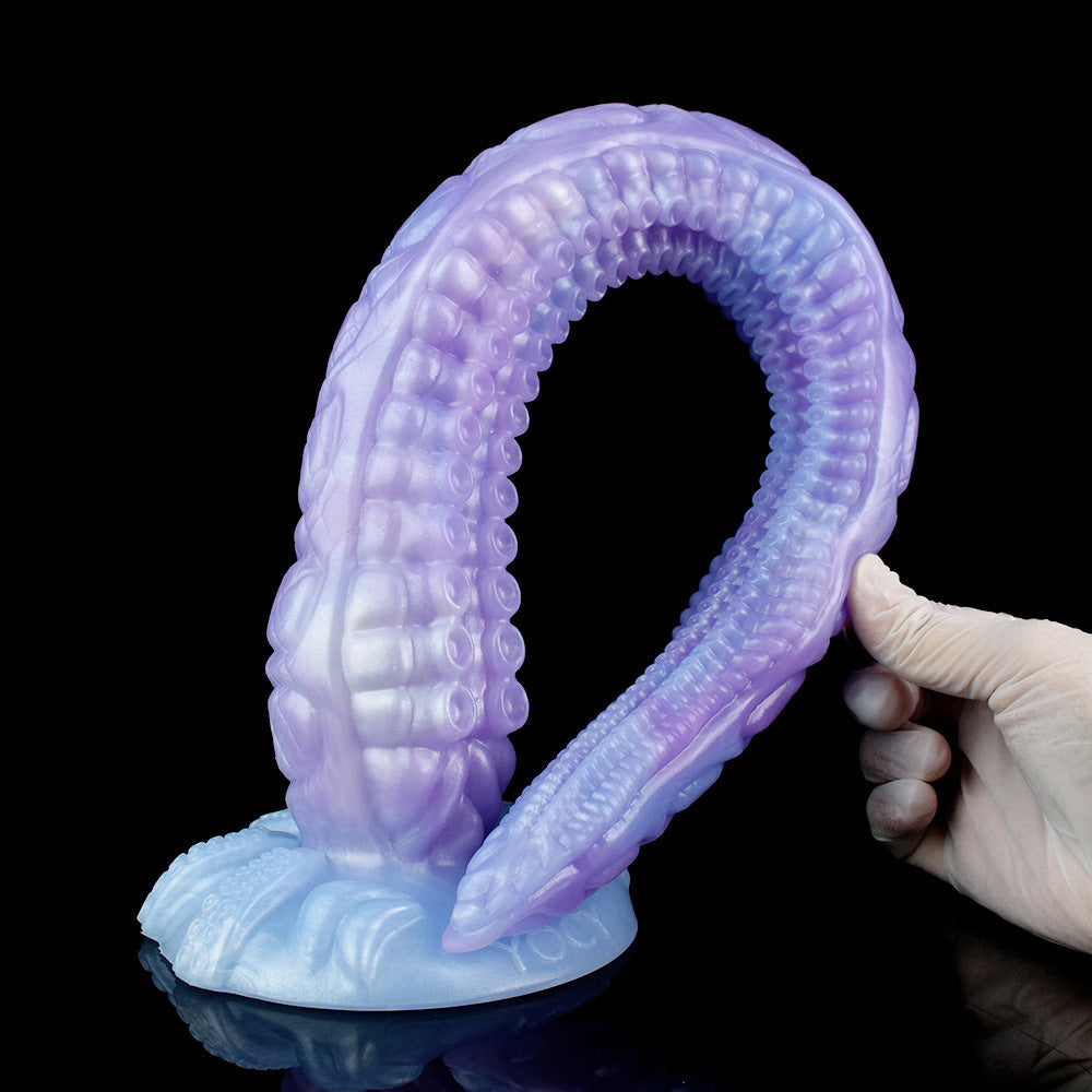 Gode tentacule énorme en silicone de 53,3 cm, violet