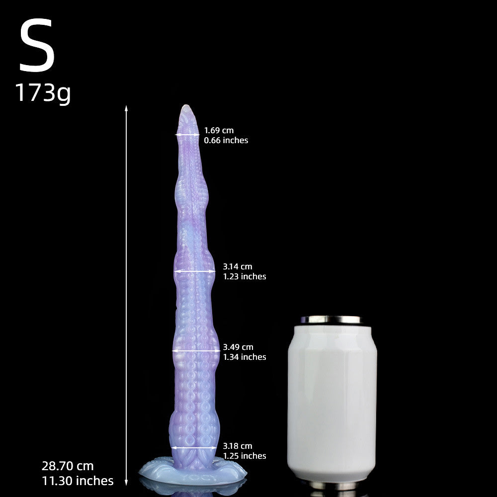 Gode tentacule énorme en silicone de 53,3 cm, violet