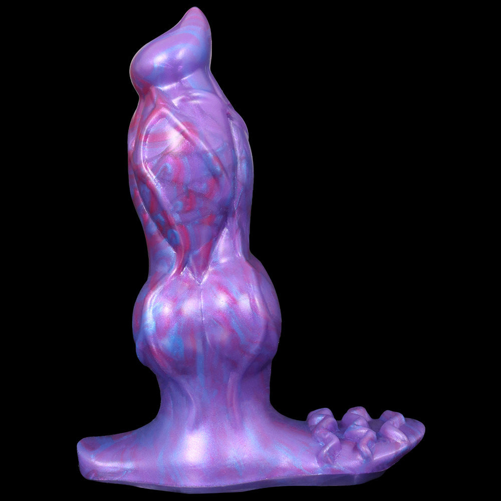 Gode tentacule monstre en silicone avec vibrations de 6 pouces