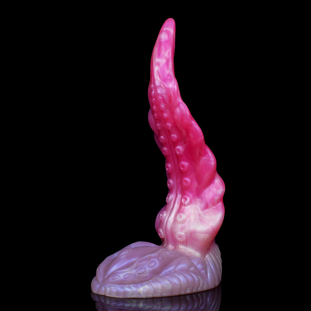 Gode tentacule en silicone de 22,9 cm, rose