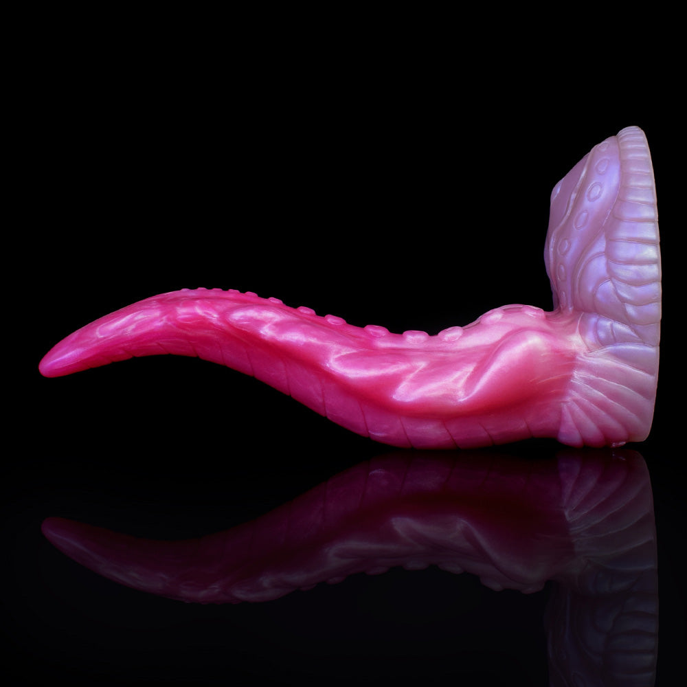 Gode tentacule en silicone de 22,9 cm, rose