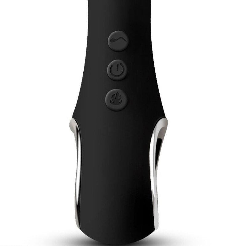 VIBRATING ANAL TOYS MEN BEADED LONG 10 INCH BLACK
