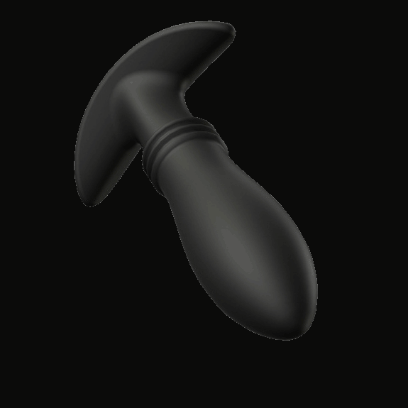 VIBRATING ANAL TOYS FOR MEN 6 INCH BLACK