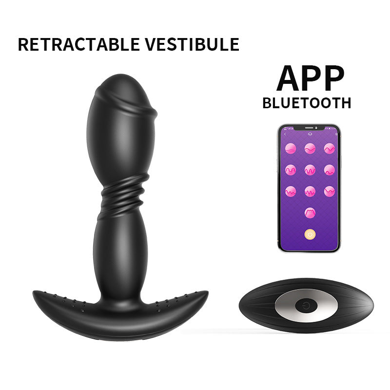 VIBRATING ANAL TOYS SMALL 4 INCH BLACK