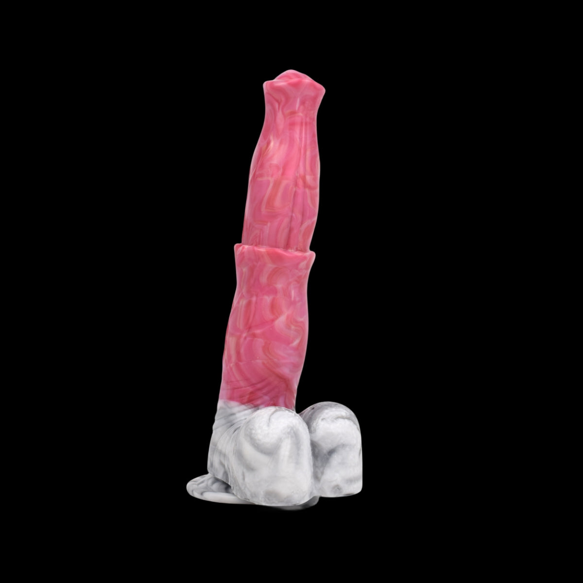 Gode cheval en silicone 22,9 cm avec ventouse fantaisie