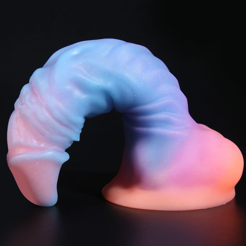 Gode Monstre Brille Dans Le Noir En Silicone De 15,2 Cm