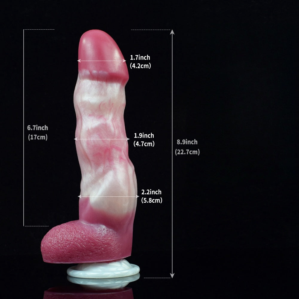 a knotted dildo
