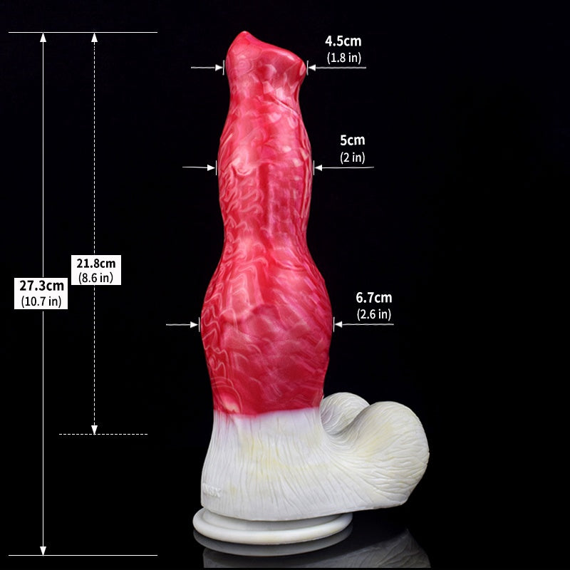 a pink dog dildo