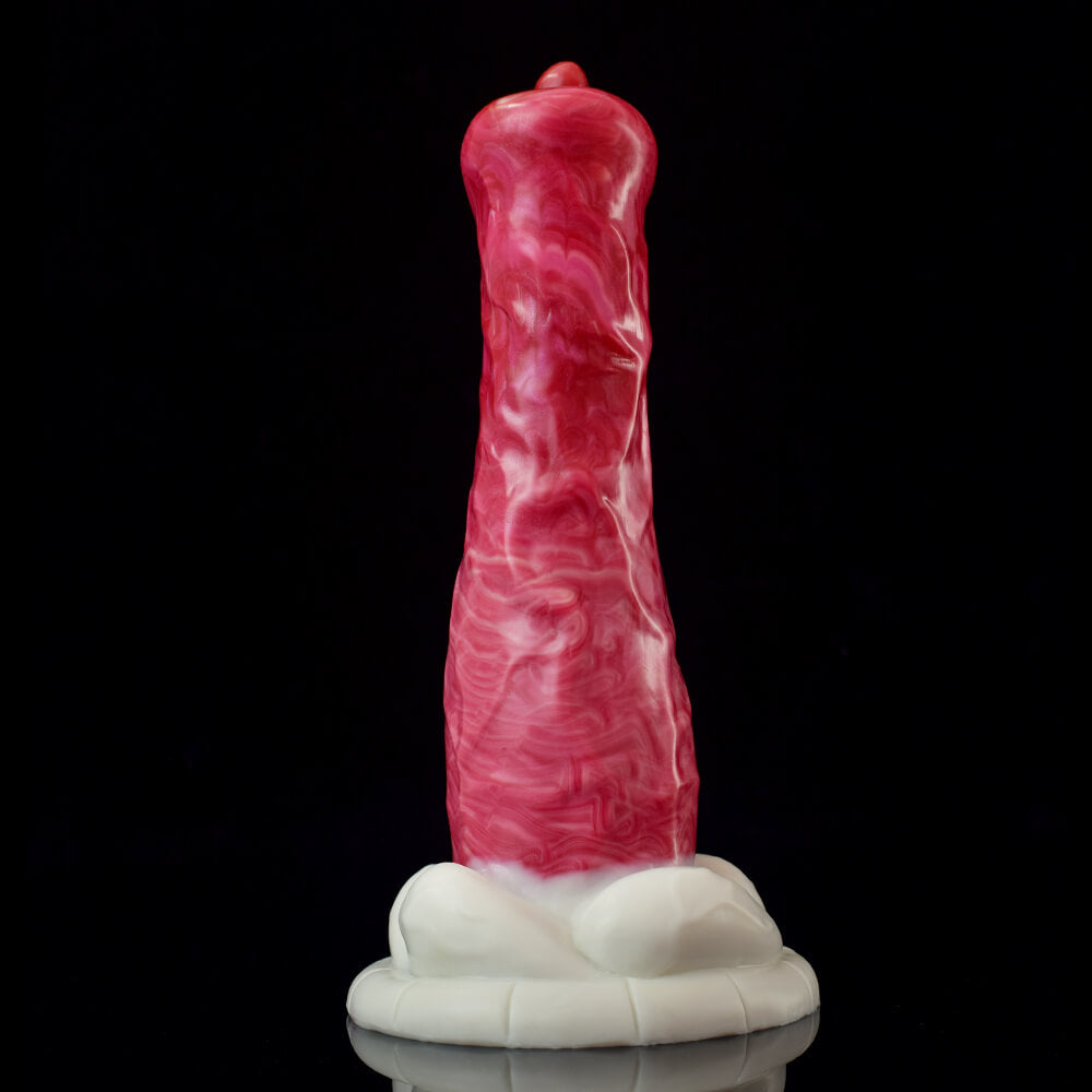 a pink dog dildo