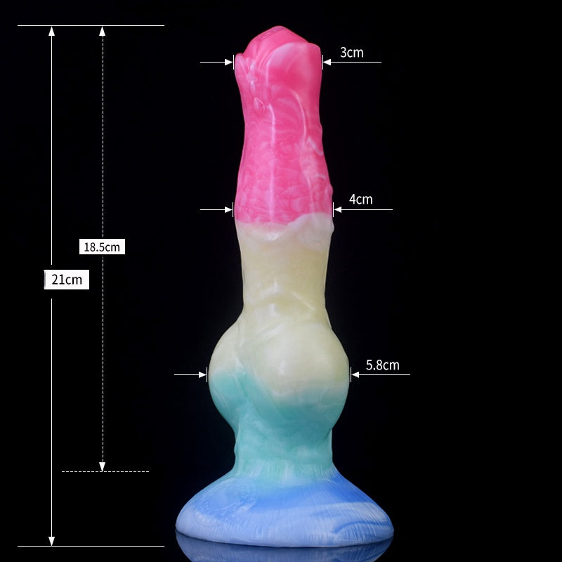 a colorful dildo
