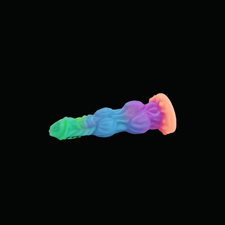 Gode Monstre Brille Dans Le Noir En Silicone De 9 Pouces