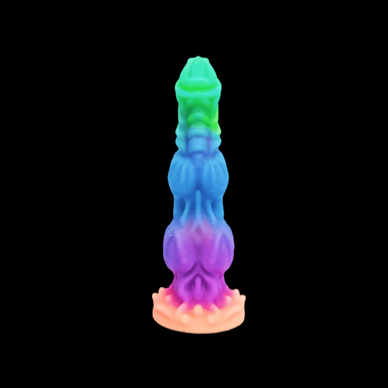 Gode Monstre Brille Dans Le Noir En Silicone De 9 Pouces