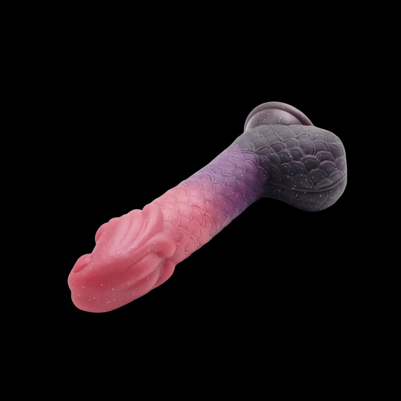 Gode Monstre Fantaisie en Silicone 20,3 cm Brille dans le Noir